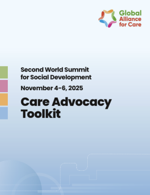 Care Advocacy Toolkit: Second World Summit for Social Development (November 4-6, 2025)