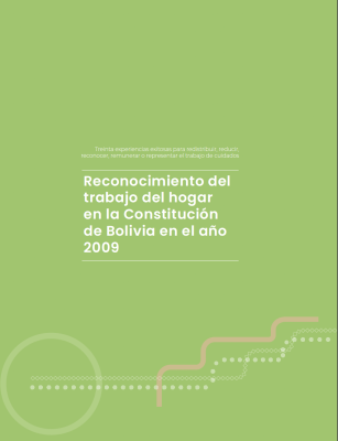Reconocimiento del trabajo del hogar en la Constitución de Bolivia en el año 2009