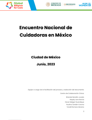 Resultados Encuentro Nacional de Cuidadoras