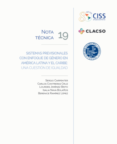 Nota Técnica 19. Sistemas previsionales con enfoque de género en América Latina y el Caribe: una cuestión de igualdad